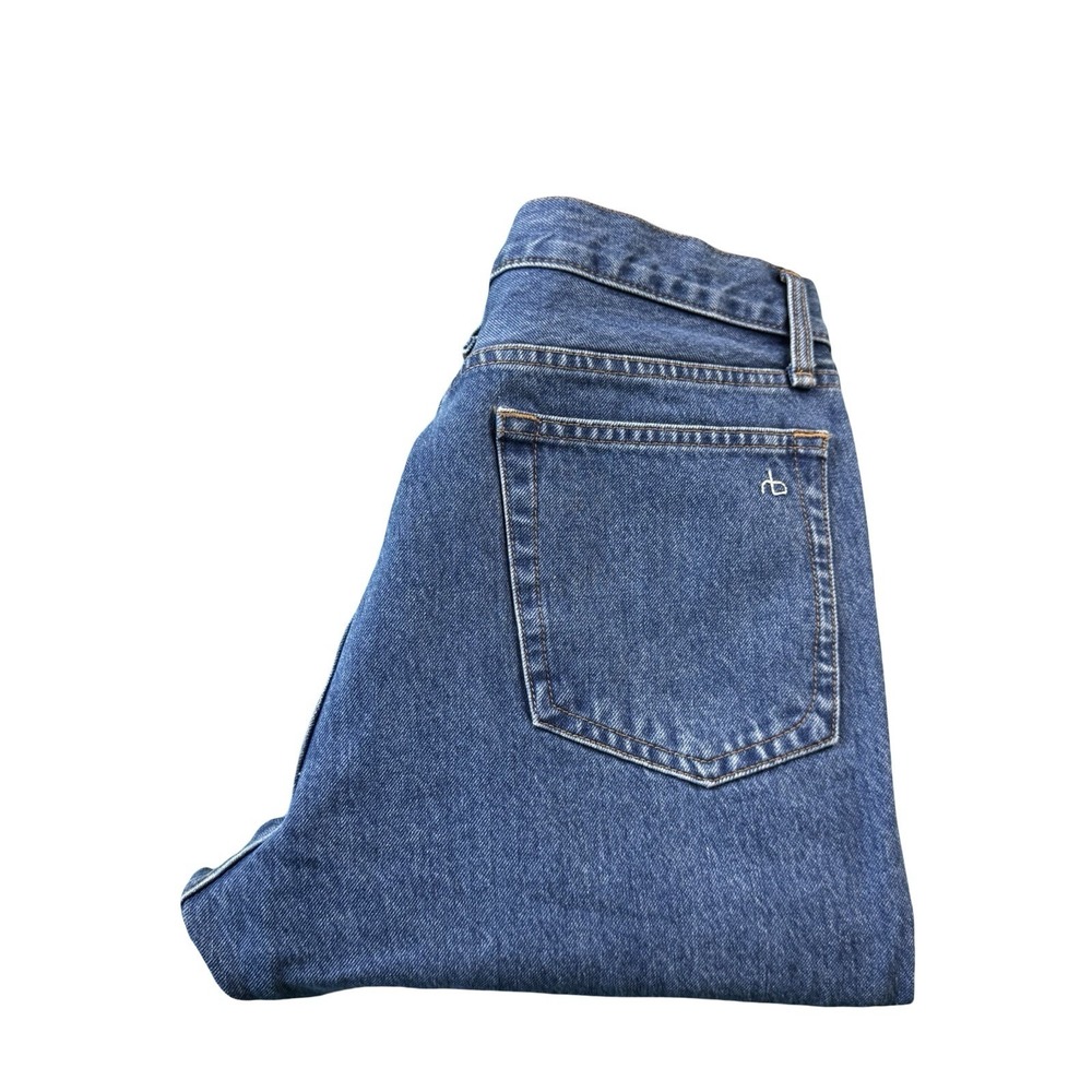 Rag & Bone Fit 1 Skinny Jeans Mens 34x32 Blue Button Fly MED21F1224LCIN